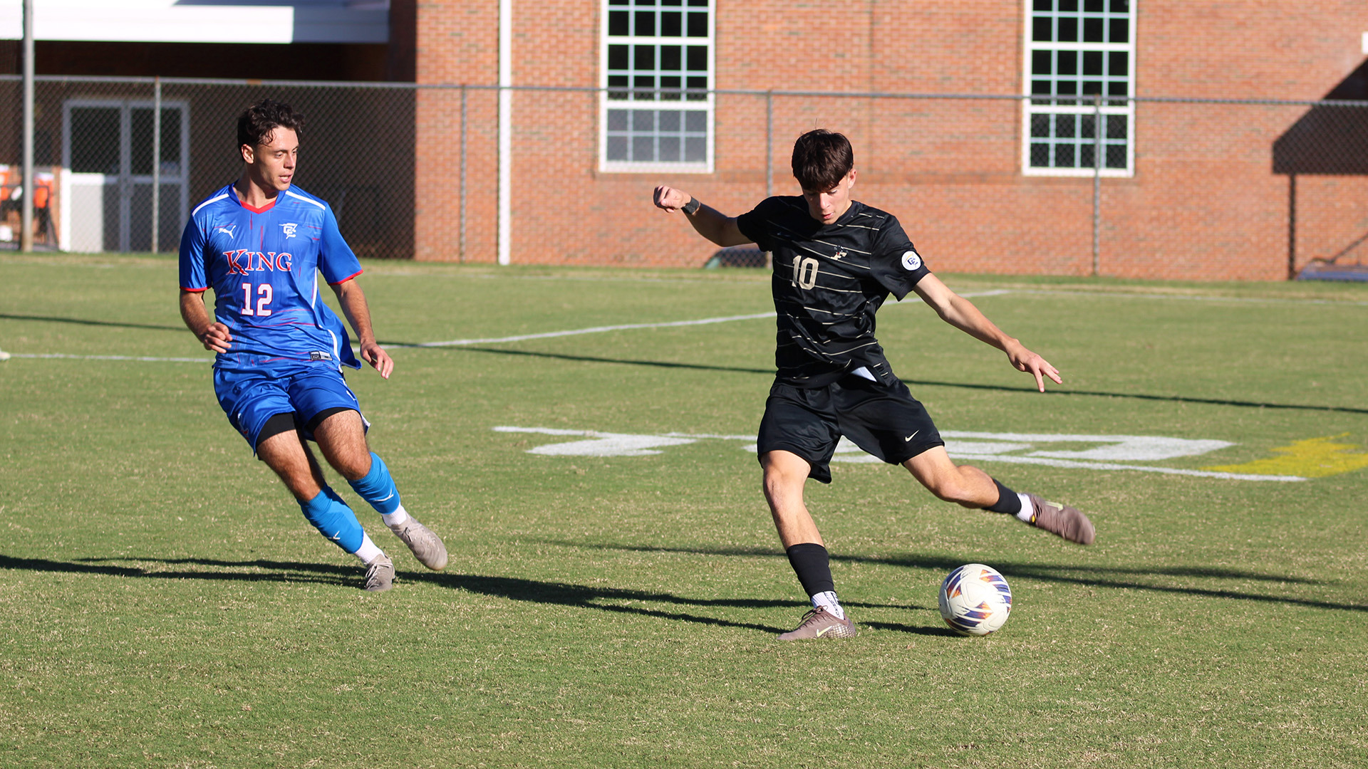 Freshman Ben Hooper in action for Ferrum at home on October 20, 2026.