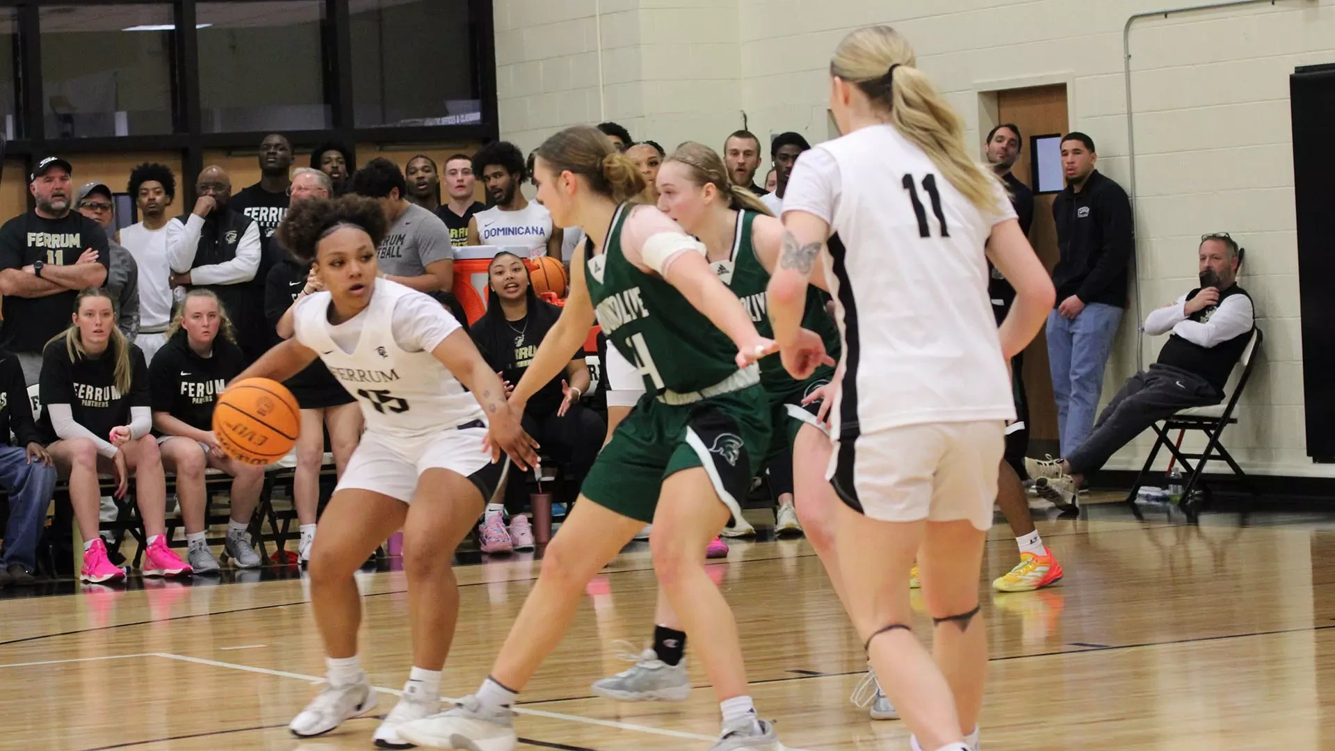 Freshman guard Breyana Kimmons in action during the 2025-26 season. 