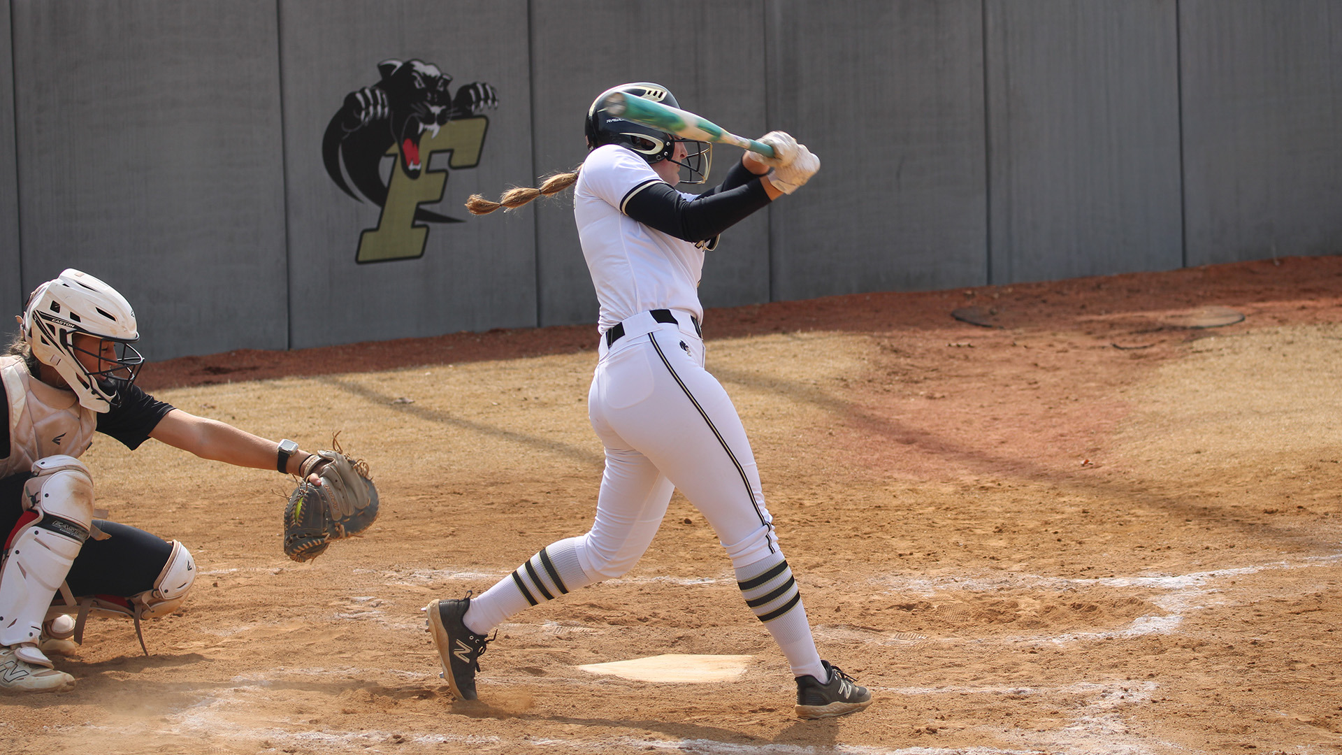 Abby Bradberry in action for Ferrum on MArch 14, 2026. 