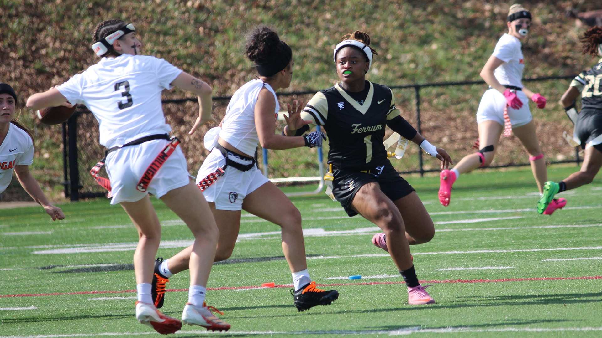 Sophomore Gracious Wise in action during a home game on March 11, 2026. 