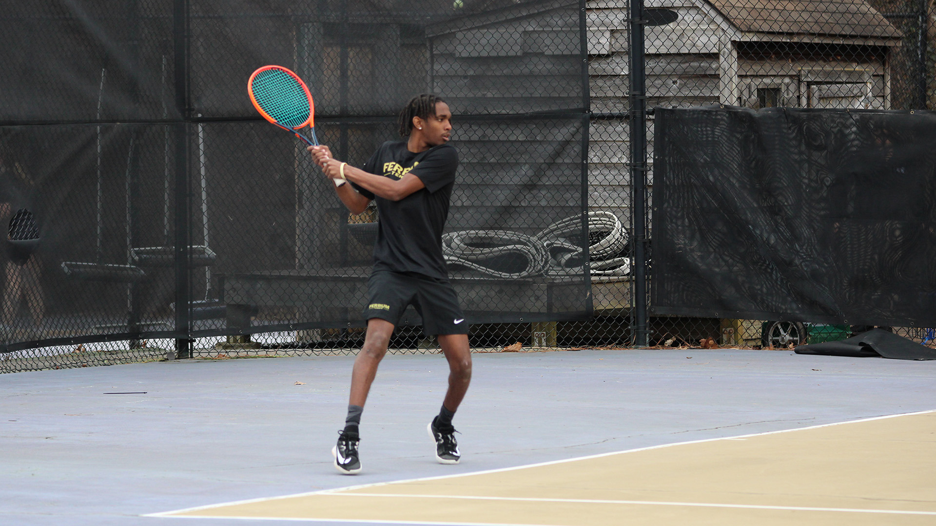 Brian Karenzi in action for the Panthers. 