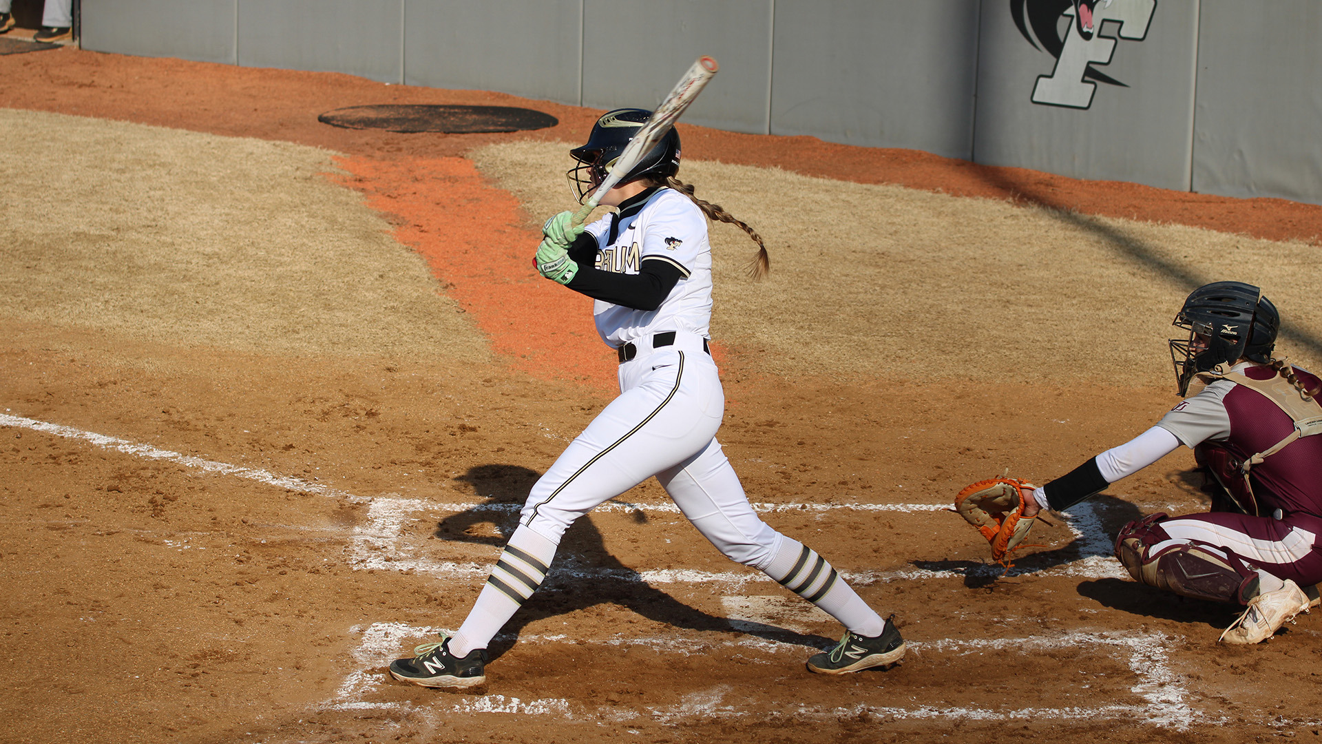 Payton Evans in action for Ferrum on February 25, 2026.
