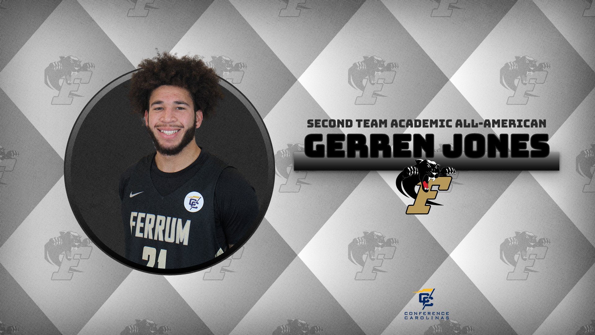 Gerren Jones was named Second Team Academic All American