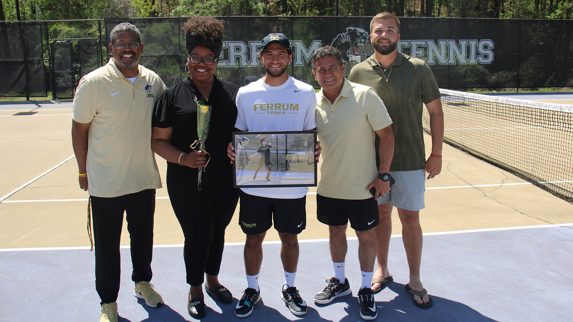 Gabriel Alvarez, Ferrum Tennis Senior Day 2026