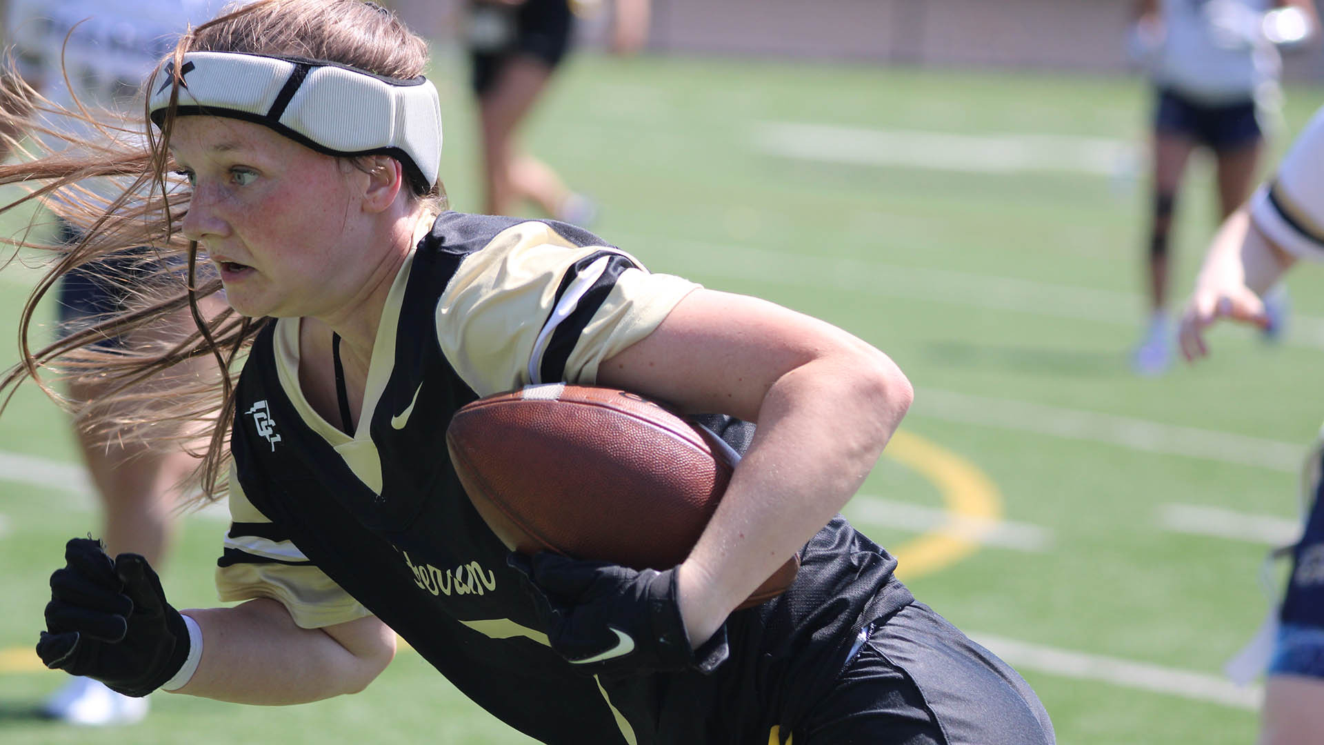 Macy Taylor in action for the Panthers on April 3, 2026.