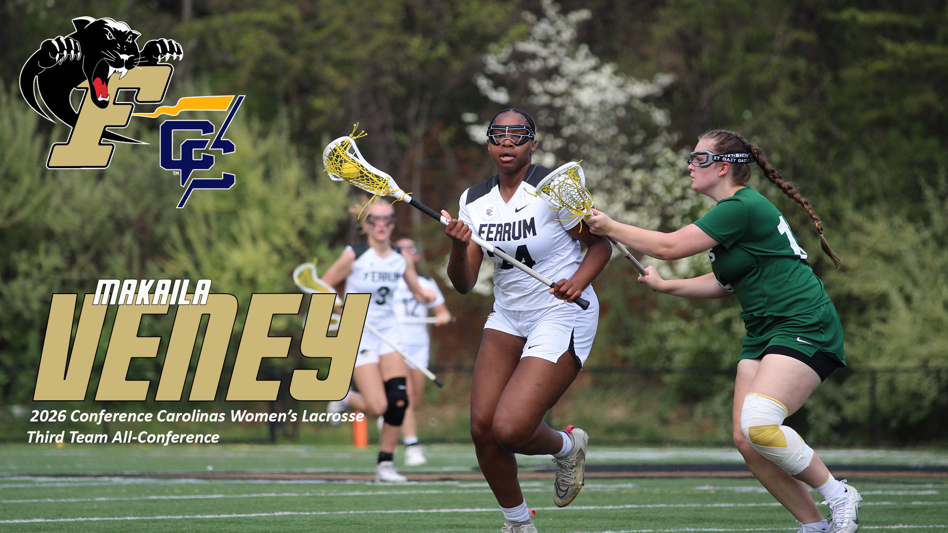 Ferrum's Makaila Veney was named third team All-Conference in 2026.