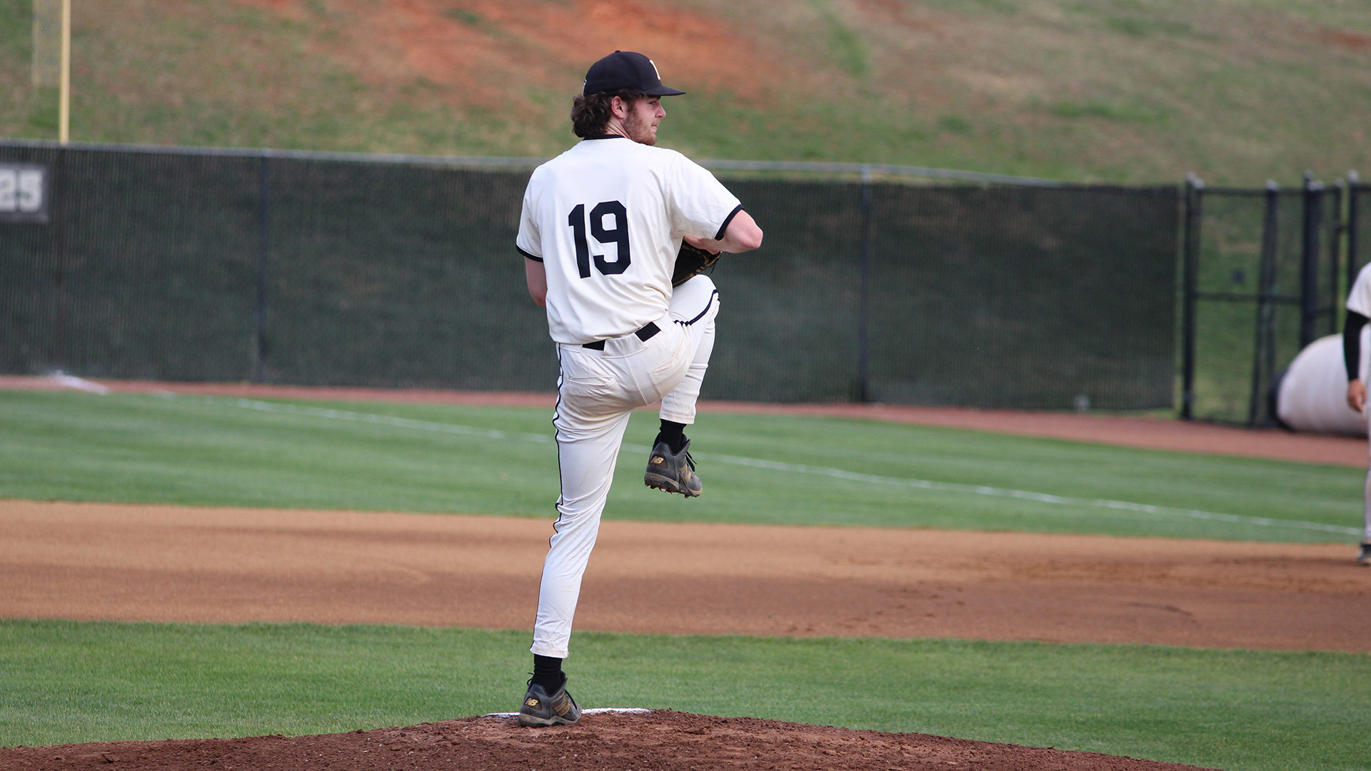 Campbell Short in action for Ferrum against UVA Wise on March 31, 2026. 