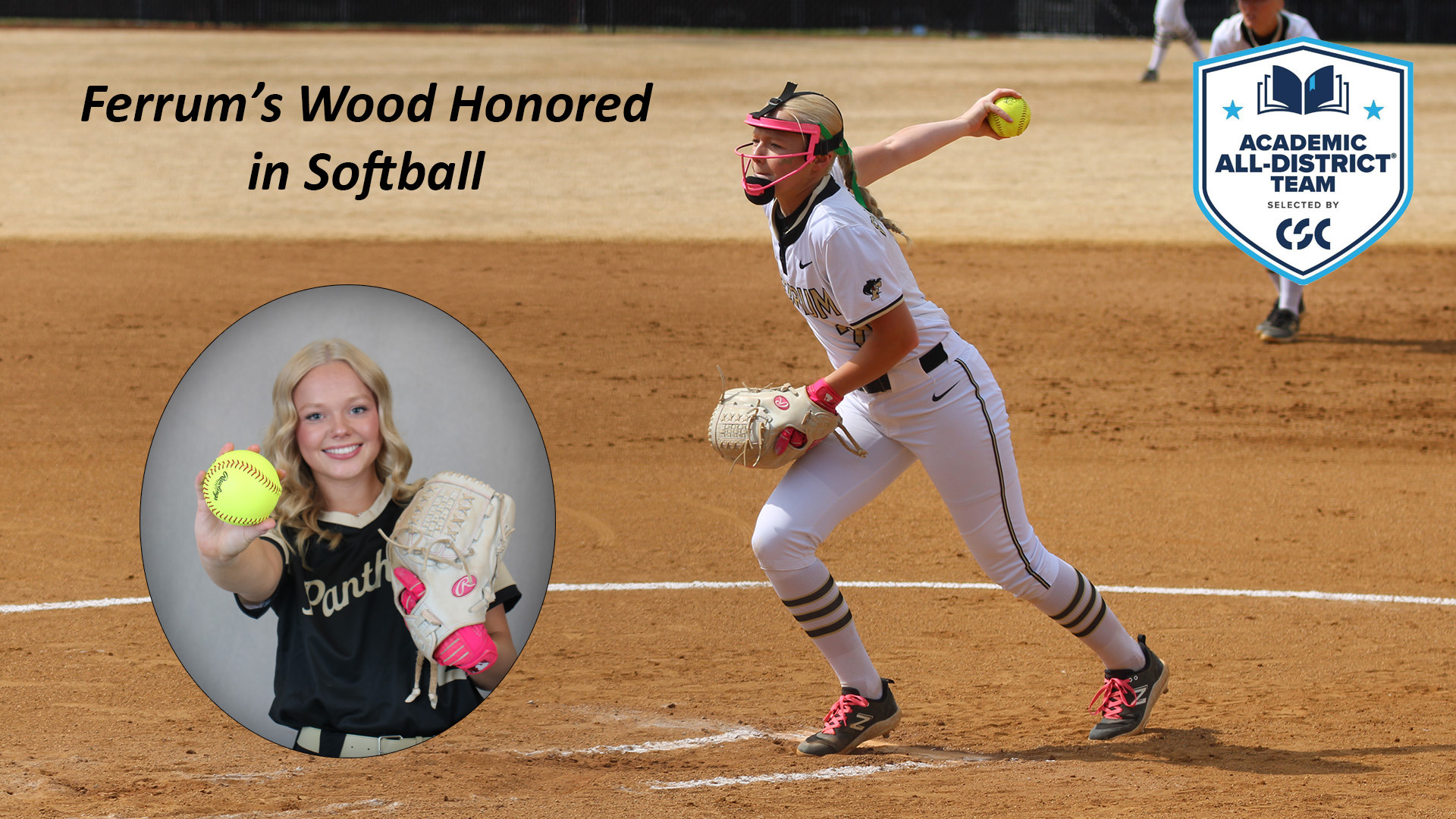 Ferrum's Emily Wood was named Academic All-District in May 2026.