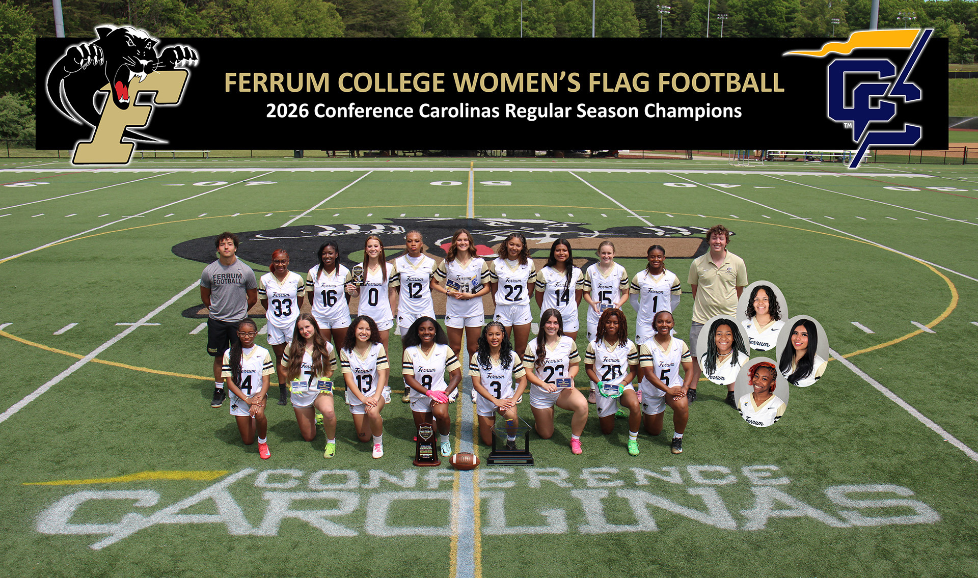 2026 Ferrum College Women's Flag Football Team