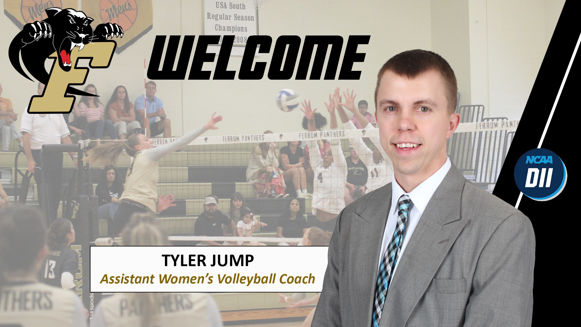 Tyler Jump Rejoined the Ferrum athletic staff as Assistant Women's Volleyball Coach in June 2026.