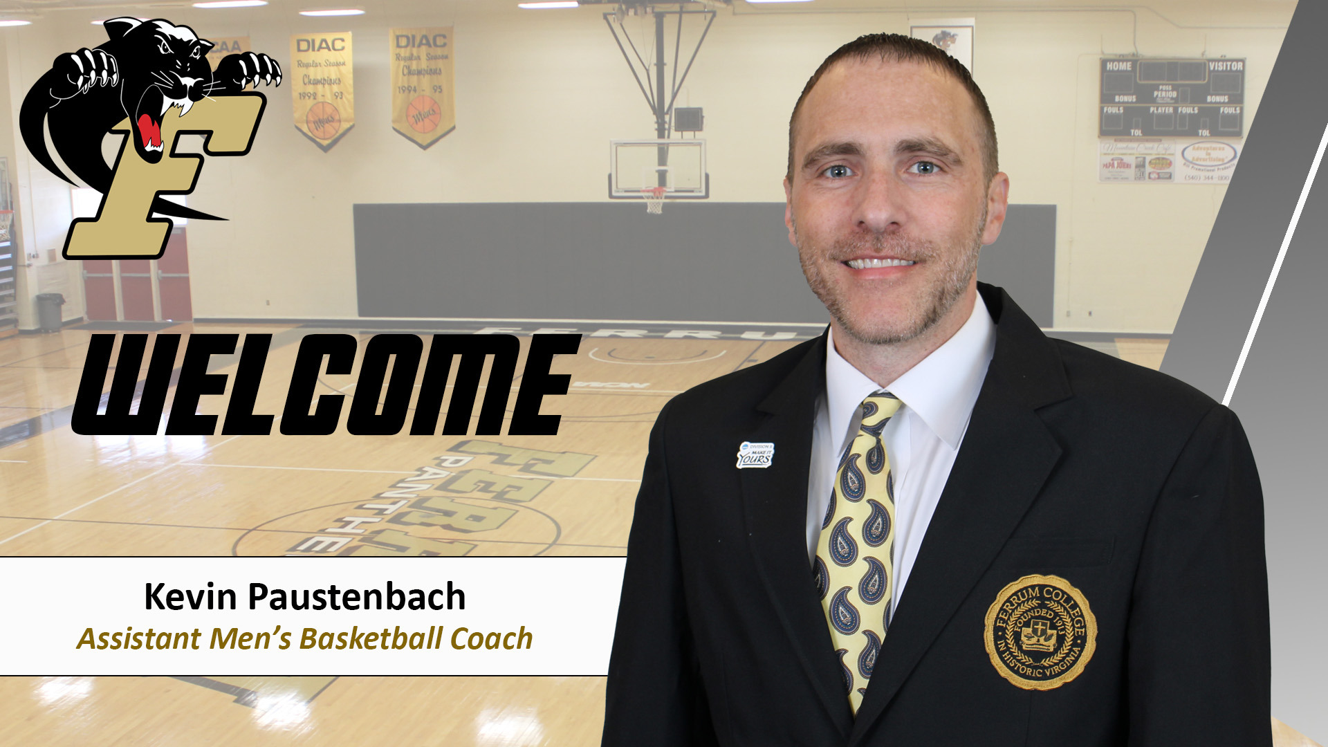 Kevin Paustenbach joined the Ferrum athletic staff as Assistant Men's Basketball Coach in June 2026.