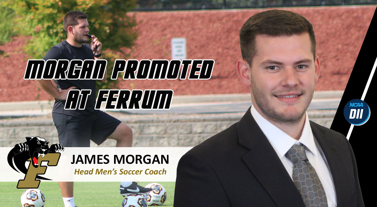 James Morgan was promoted to Head Men's Soccer Coach at Ferrum in July 2026.