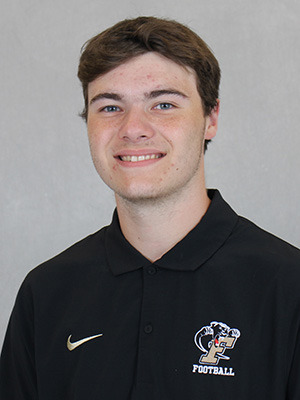 Student Assistant Football Coach Luke Eaton