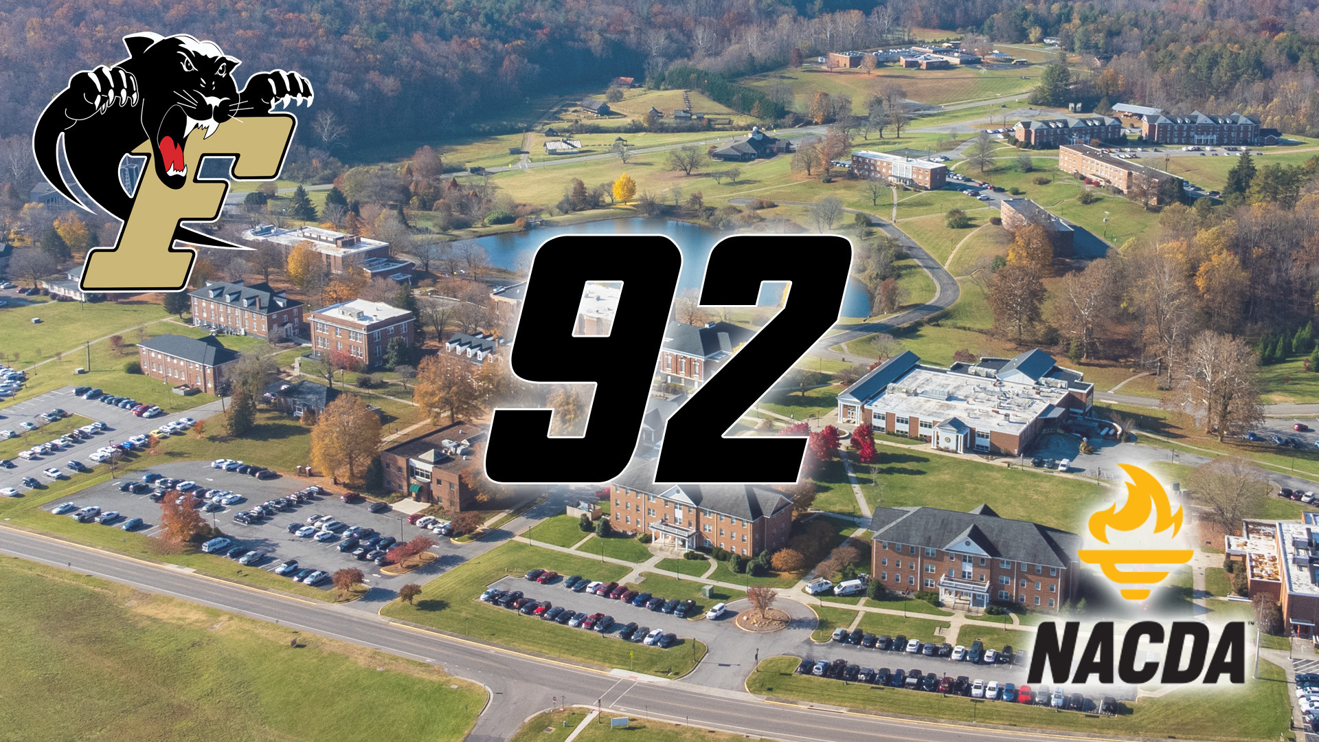 The 2025-26 NACDA Awards included 92 Ferrum College student-athletes.