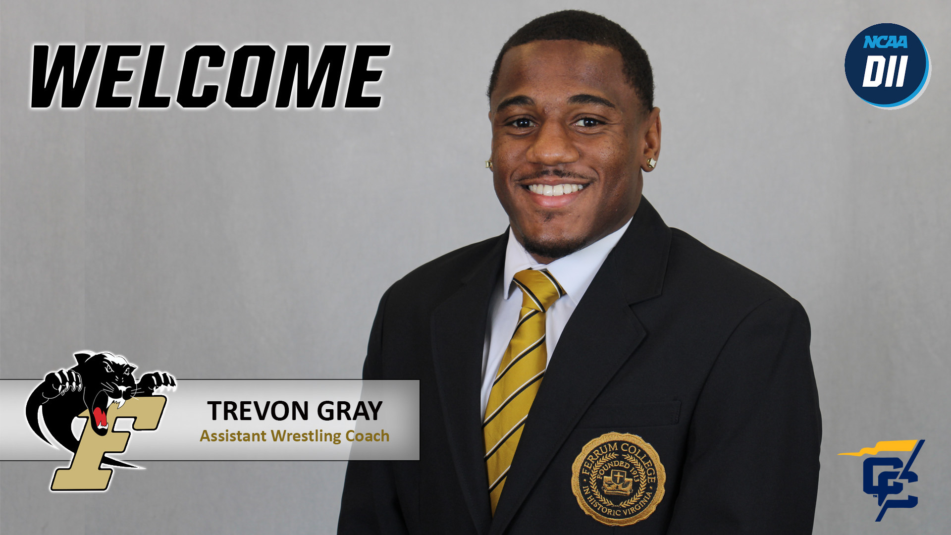 Trevon Gray joined the Ferrum athletic staff as Assistant Men's Wrestling Coach in August 2026.