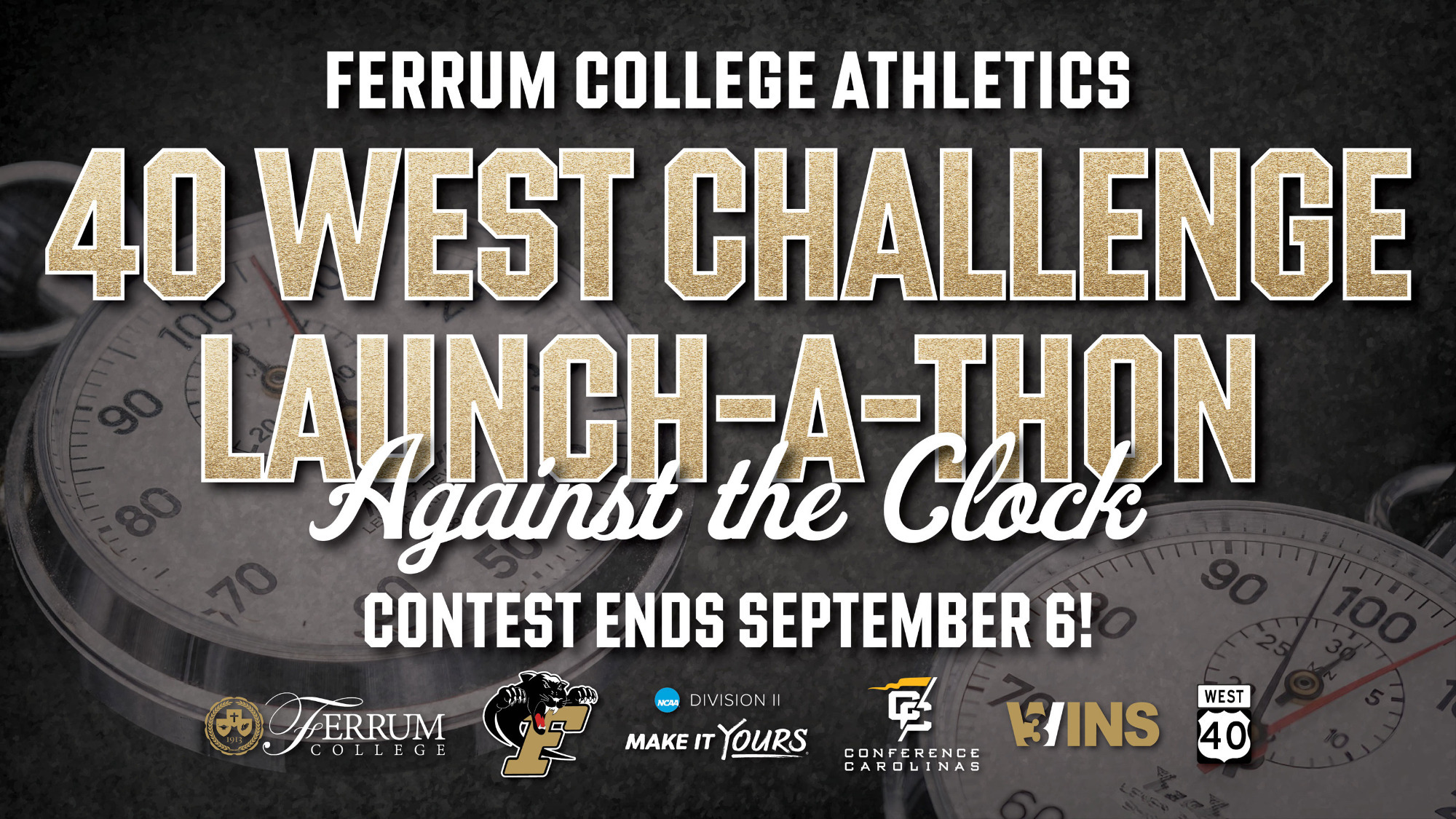 Ferrum College Athletics Launch-a-thon August through September 2026