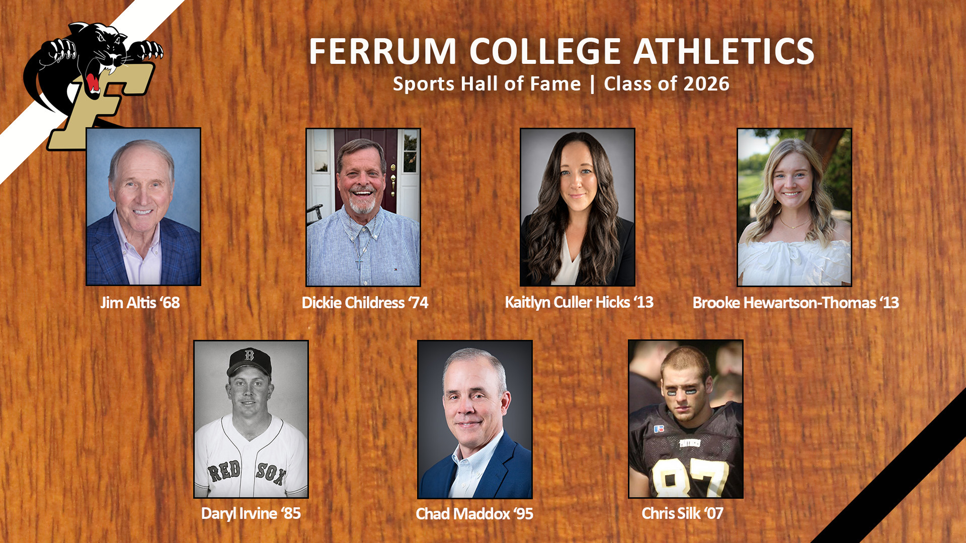 Ferrum College Sports Hall of Fame, Class of 2026