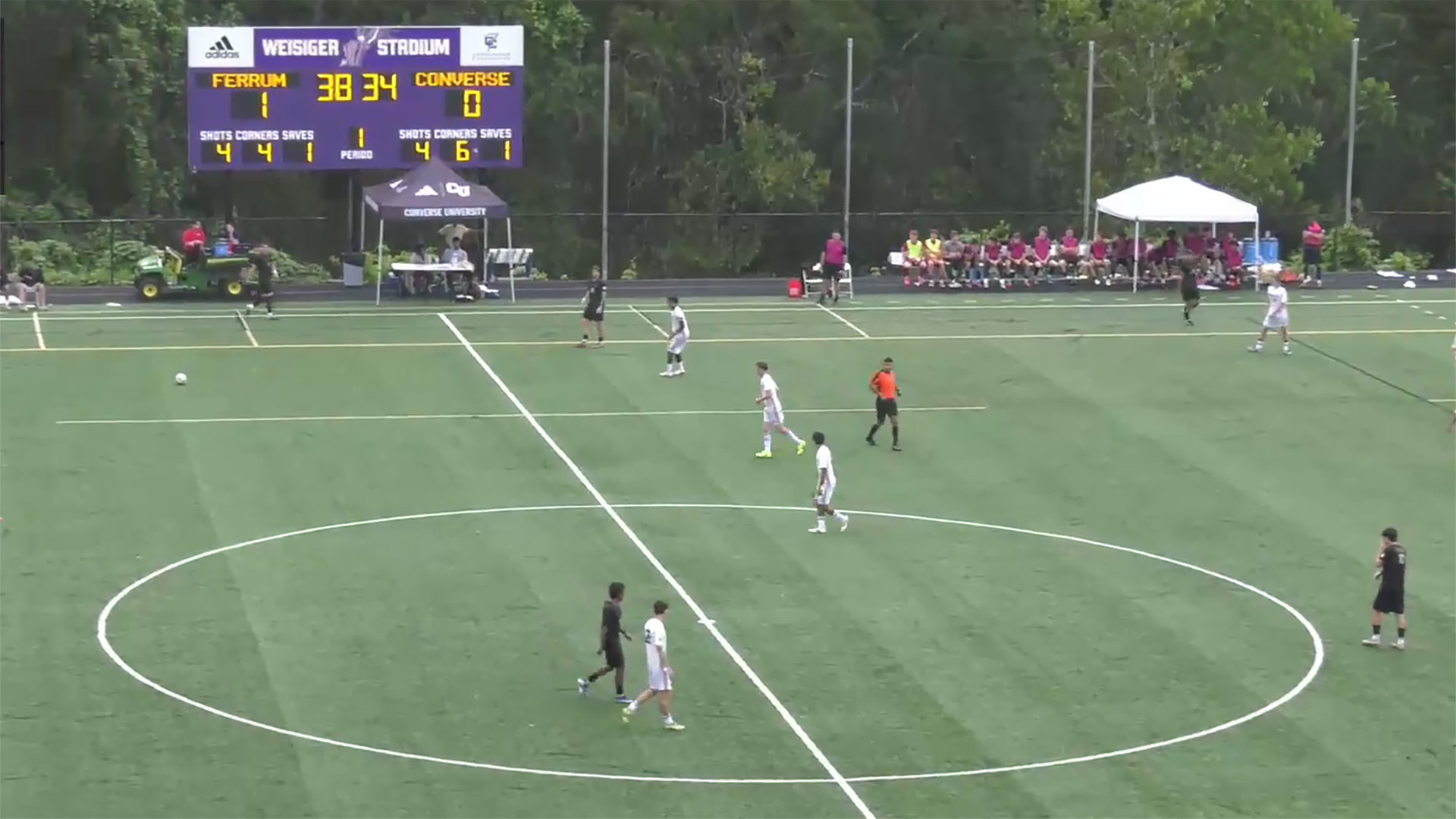 Men's soccer action from Conference Carolinas game at Converse September 12, 2026 on the road.
