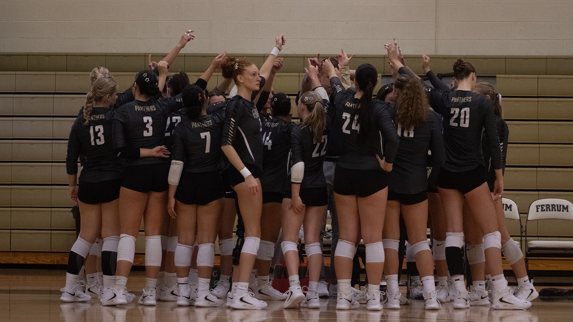 Volleyball Team Action