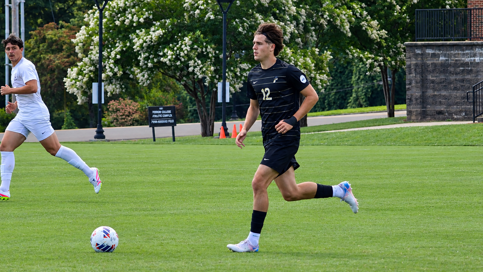 Angus Till in action for Ferrum in a preseason game in August 2026.