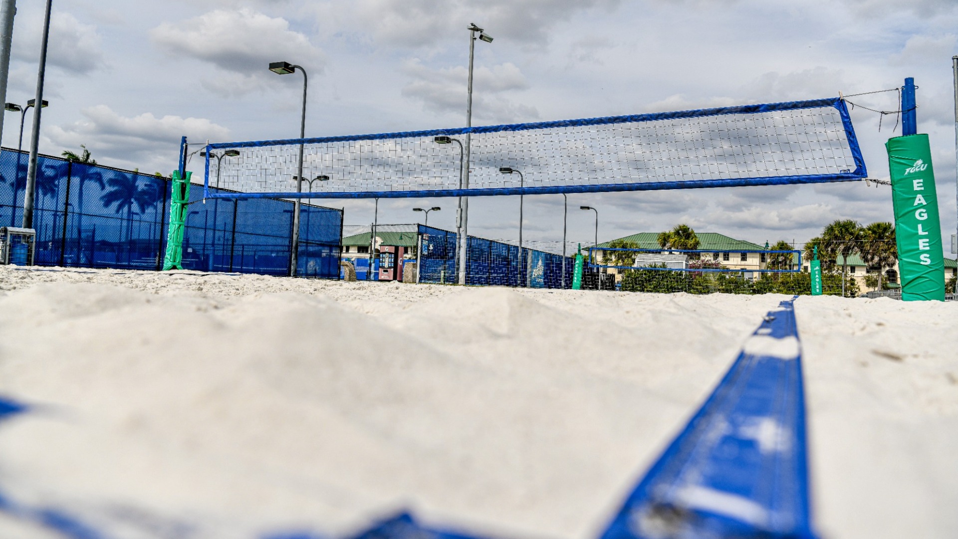 Beach volleyball court