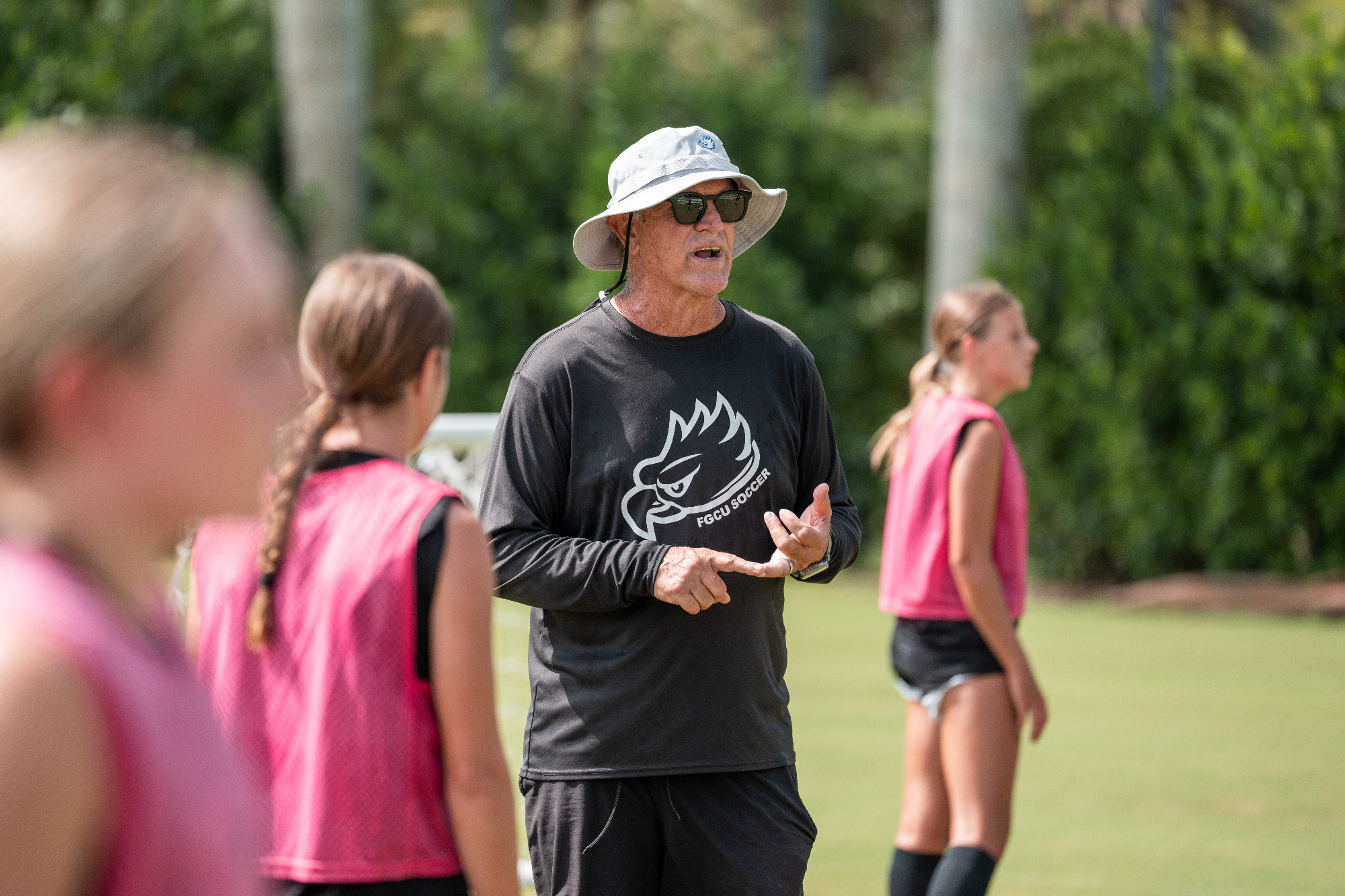 FGCU women's soccer head coach Jim Blankenship