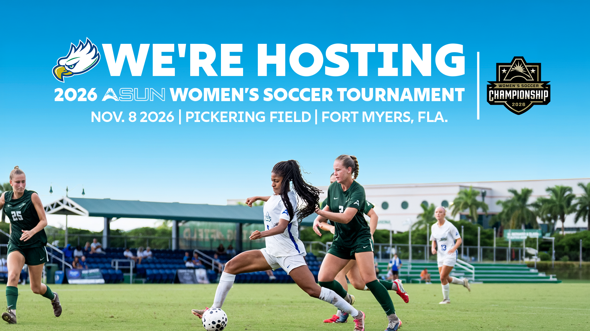 ASUN Women's Soccer Hosting 2026