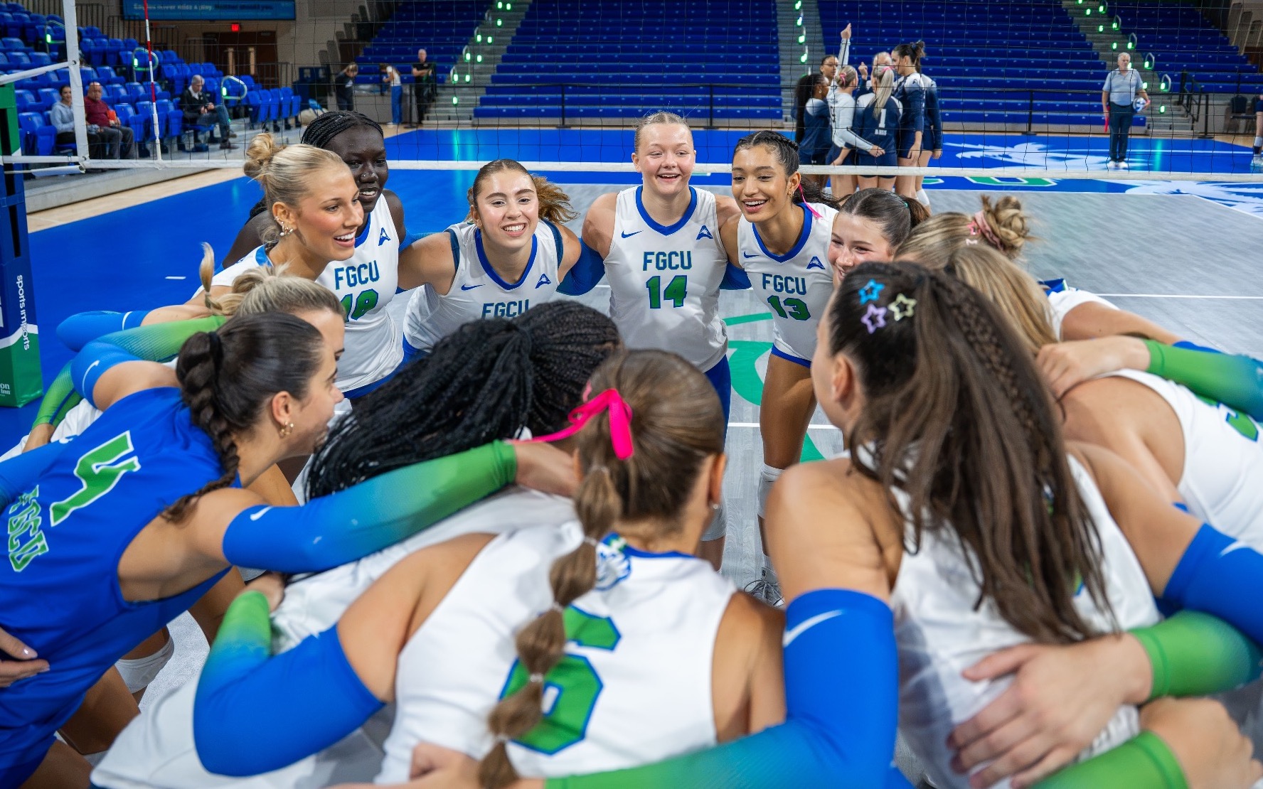 Eagles Volleyball Huddle