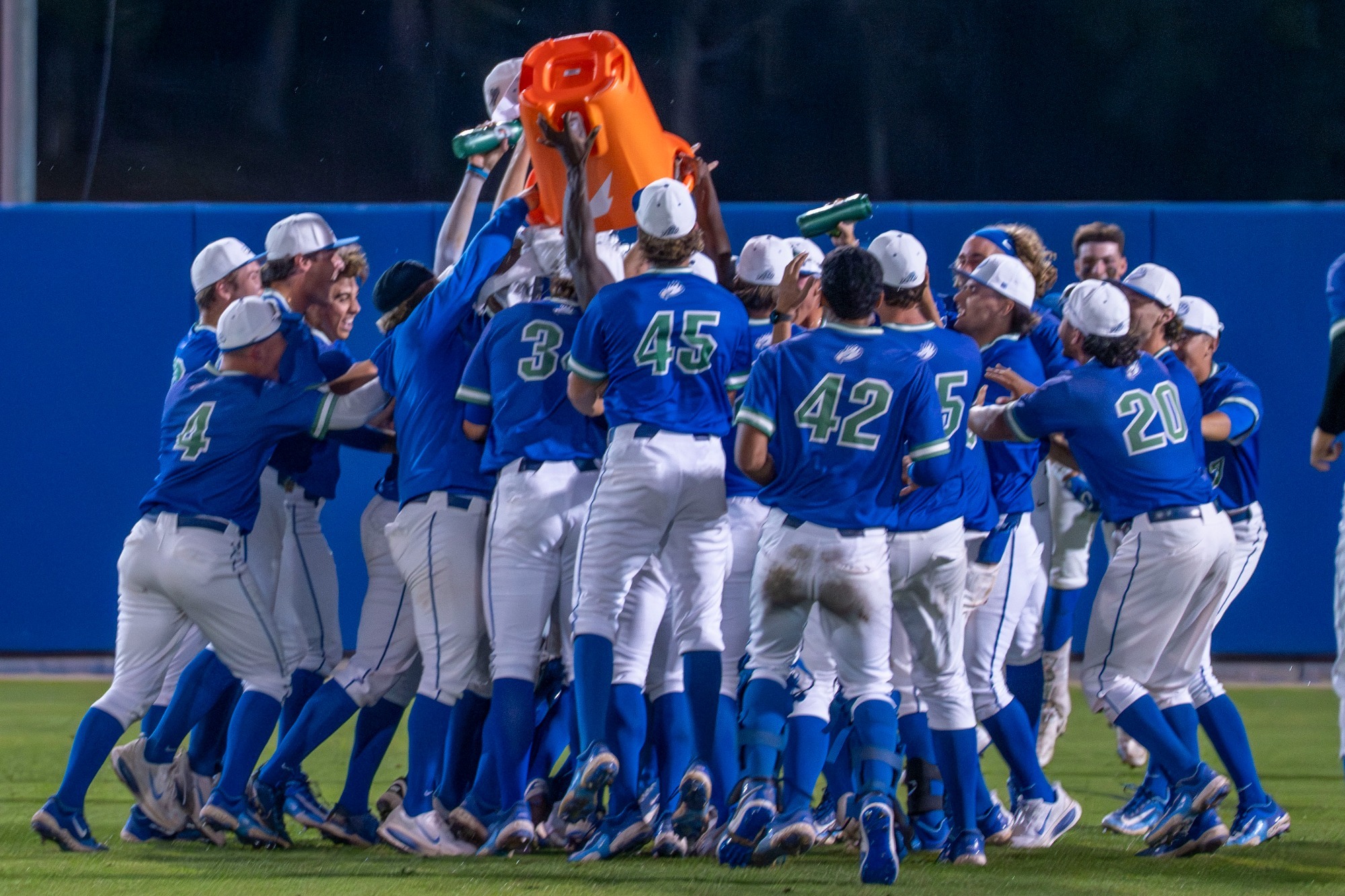Celebration after beating NDSU for second time