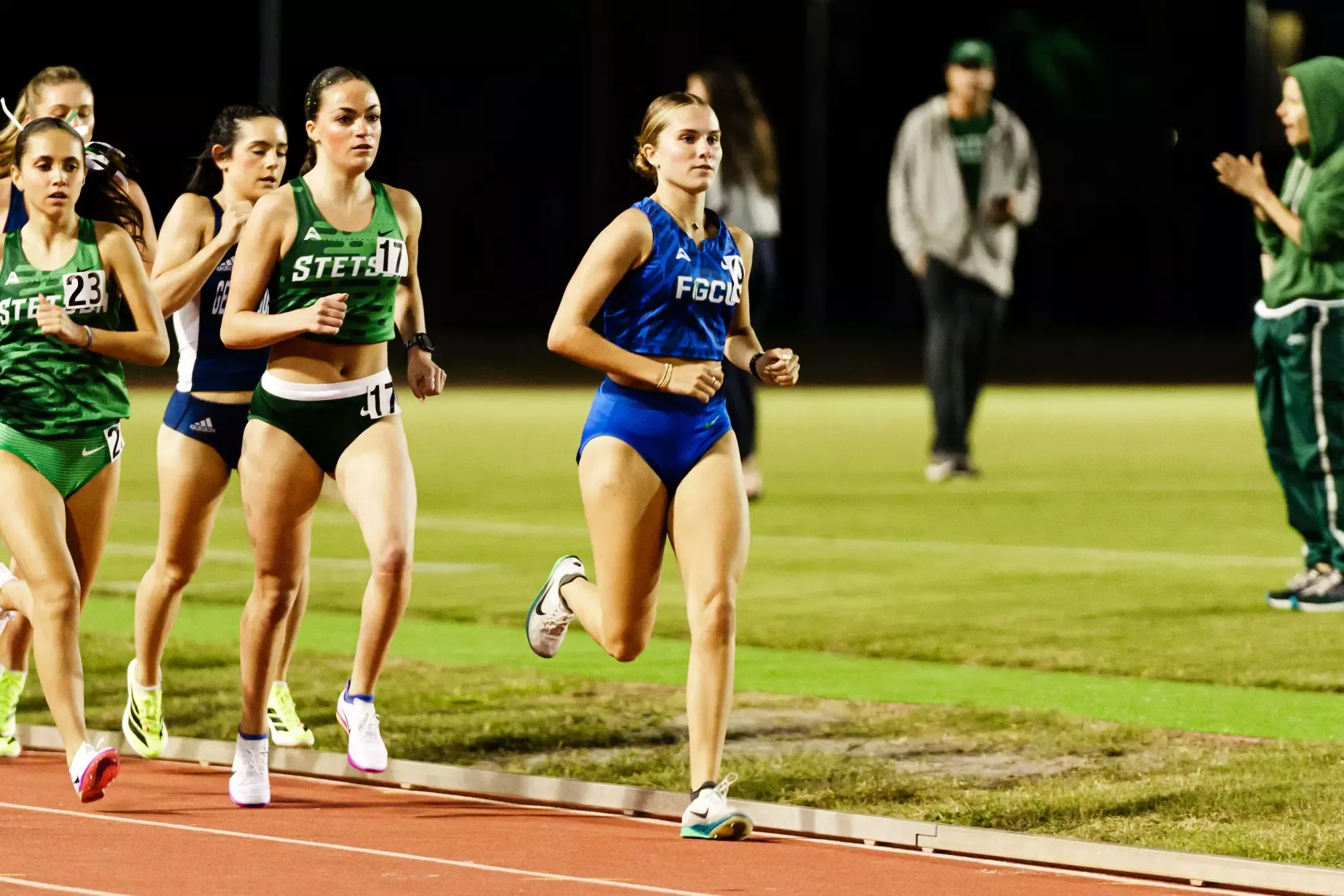 Addison Torres of FGCU Cross Country competes at the Black and Golf Challenge as part of its spring competition schedule. Photo by: Maddie McGinty