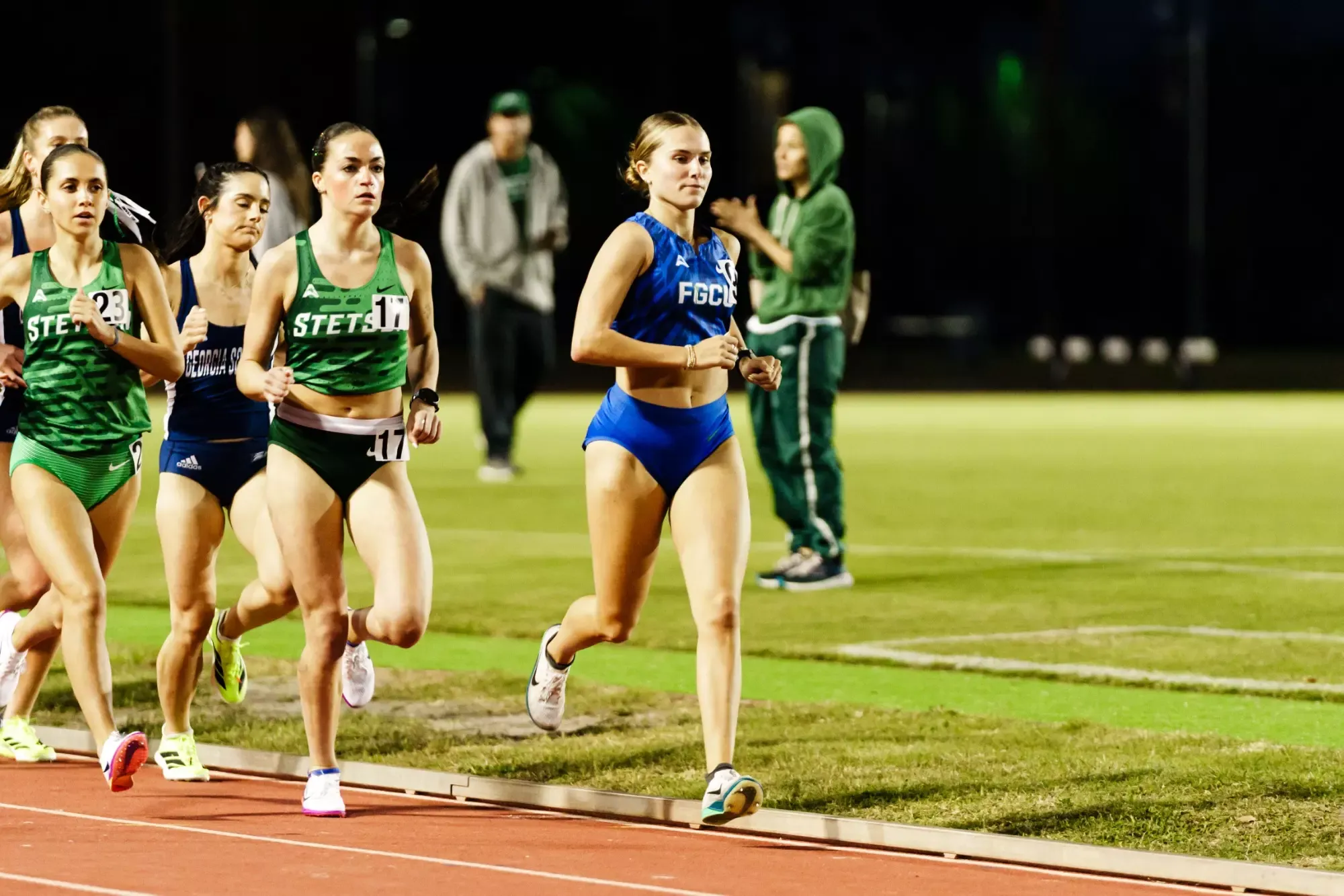 Addison Torres of FGCU Cross Country competes at the Black and Golf Challenge as part of its spring competition schedule. Photo by: Maddie McGinty