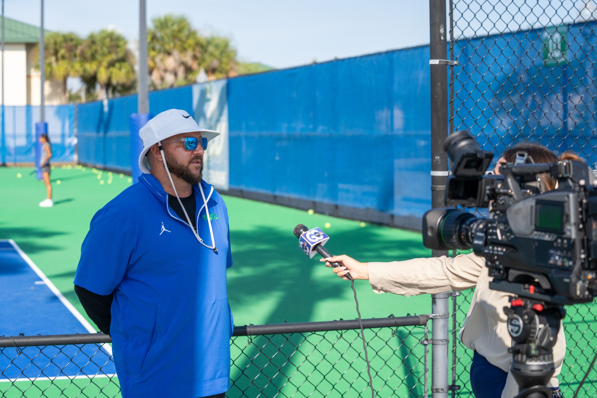 FGCU Men's Tennis inks Team IMPACT participant Caleb Ziegelbaur, making him a member of the team.