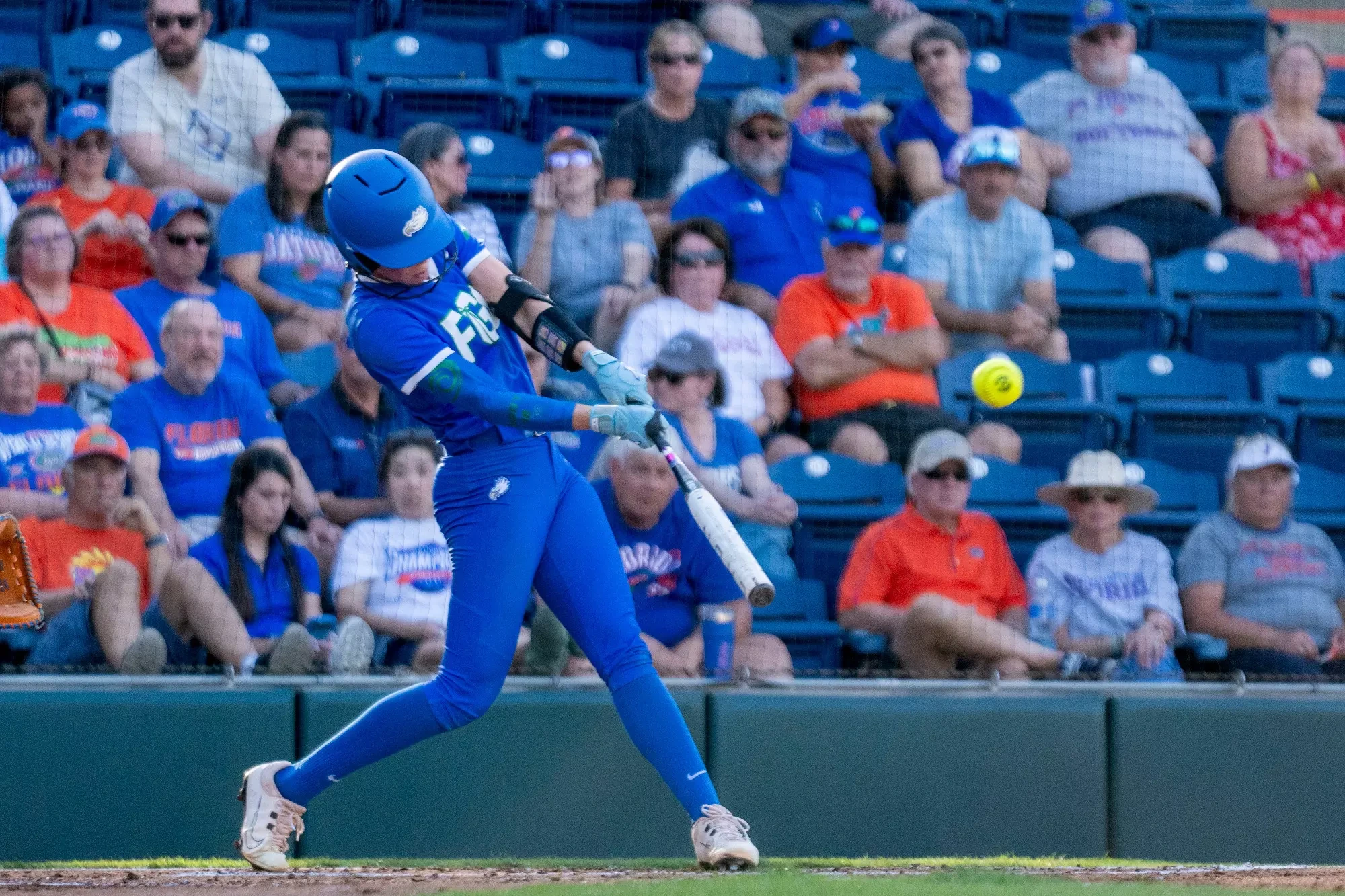 Nikki Gibson homers against Florida
