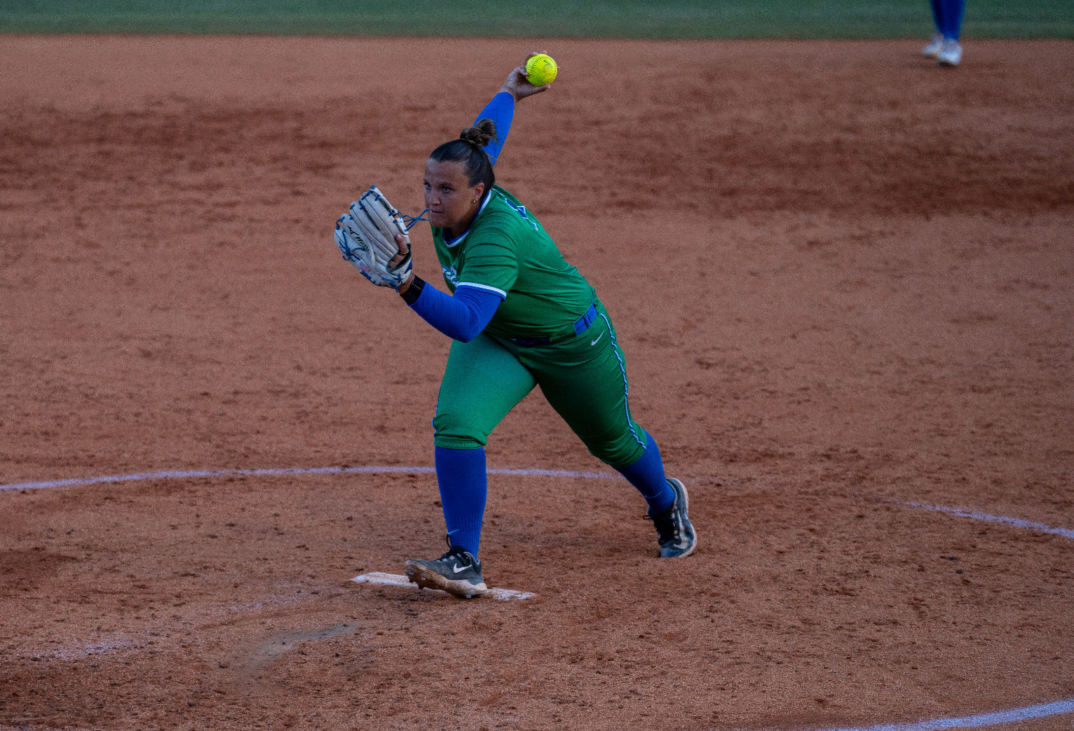 Grace Taylor pitches against Jacksonville