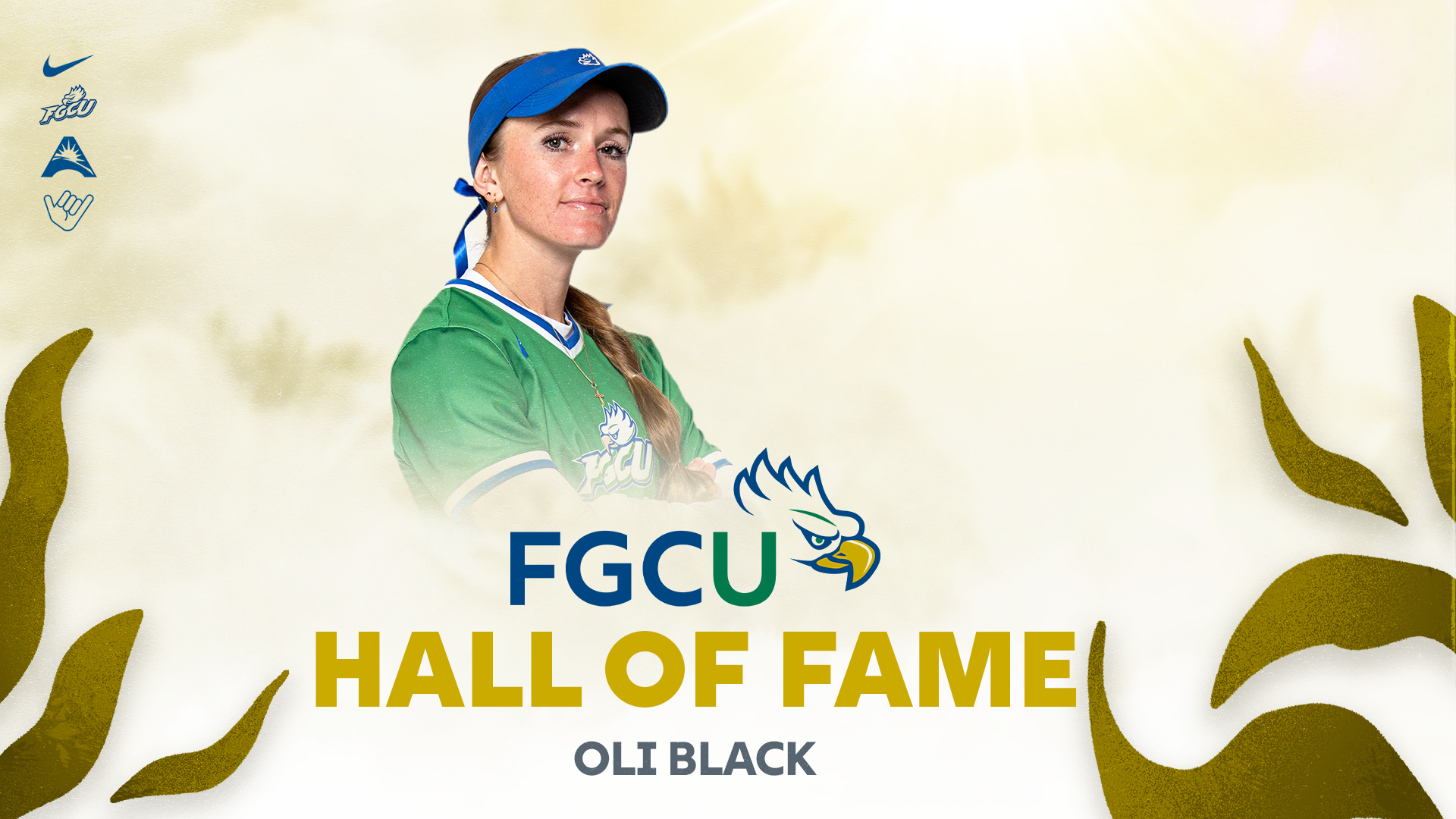 Olivia Black 2026 FGCU Hall of Fame Induction Graphic