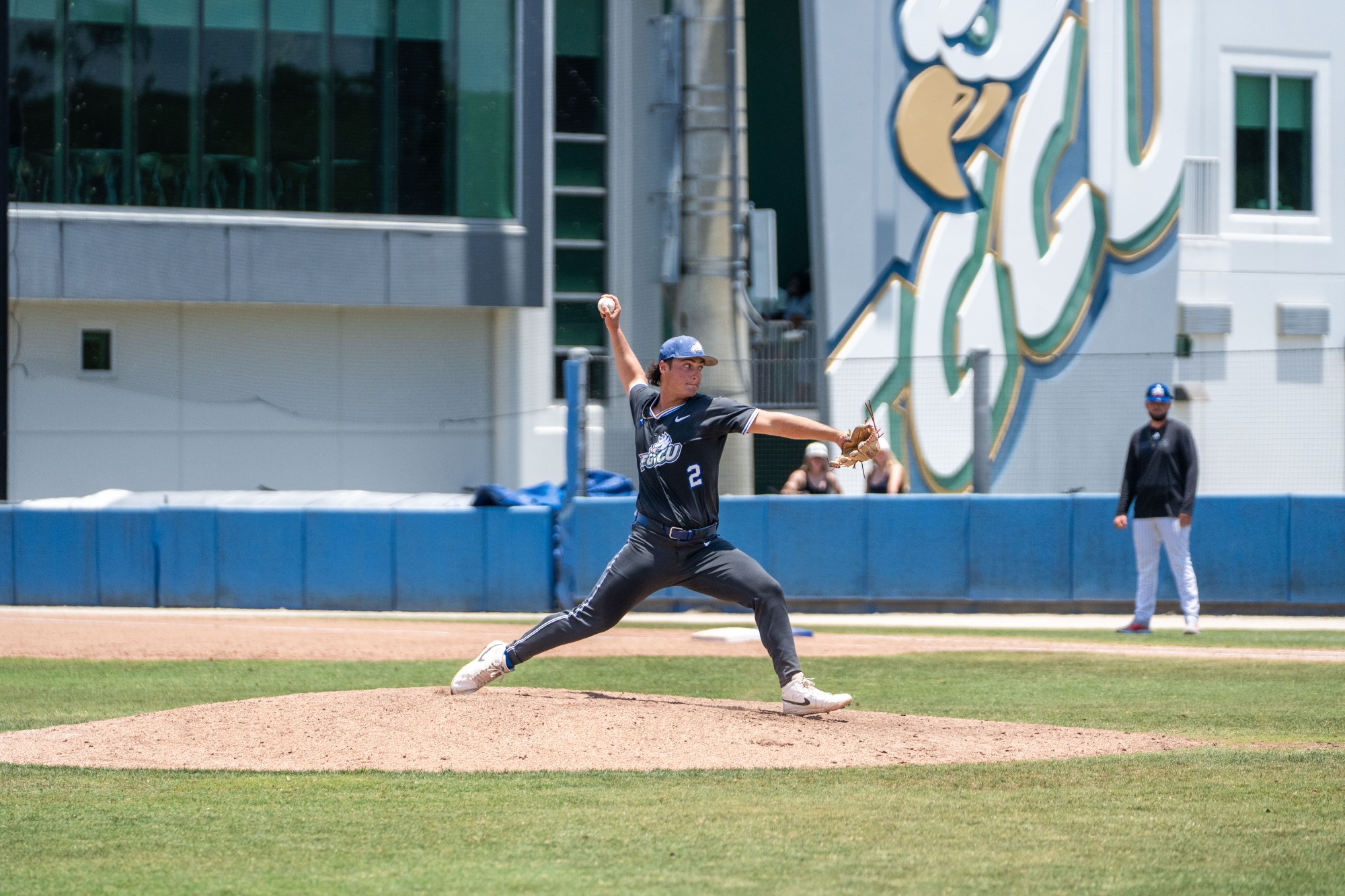 Ashton Pocol notches his 10th career save as FGCU records a 5-2 win over West Georgia to sweep the Wolves at Swanson Stadium in Fort Myers.