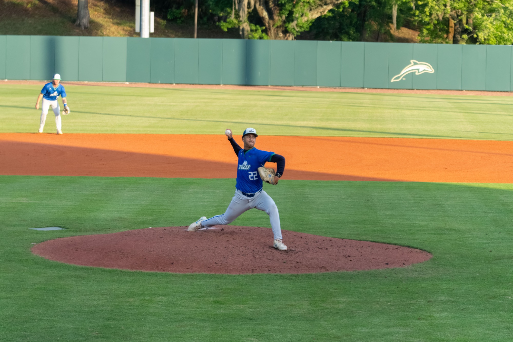 Chris Diaz threw five hitless innings as FGCU faces Jacksonville in the second game of a three-game Atlantic Sun Conference series at John Sessions Stadium.