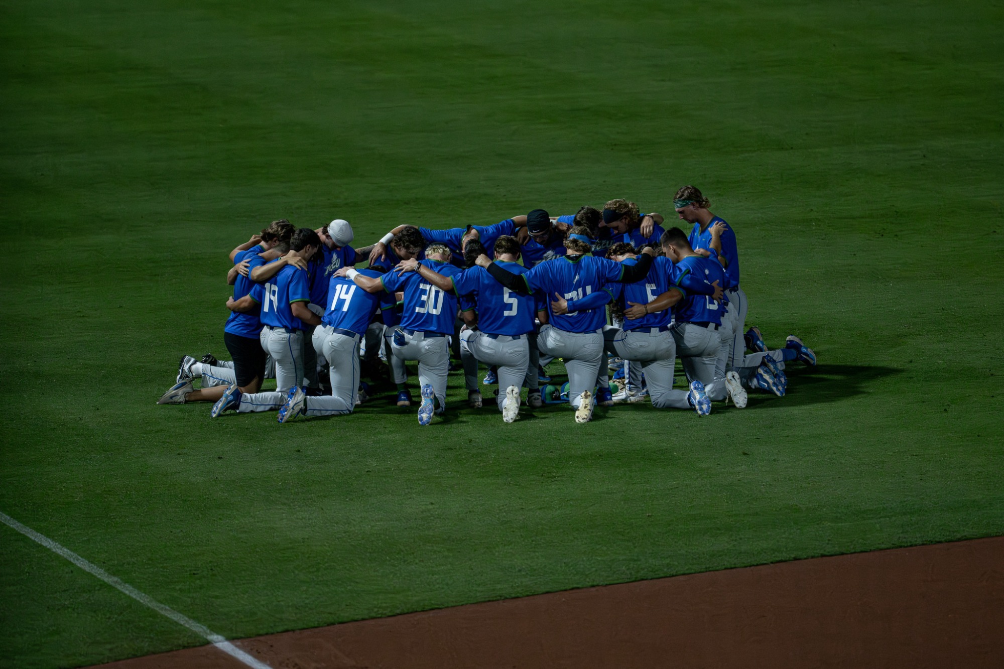 Team huddle