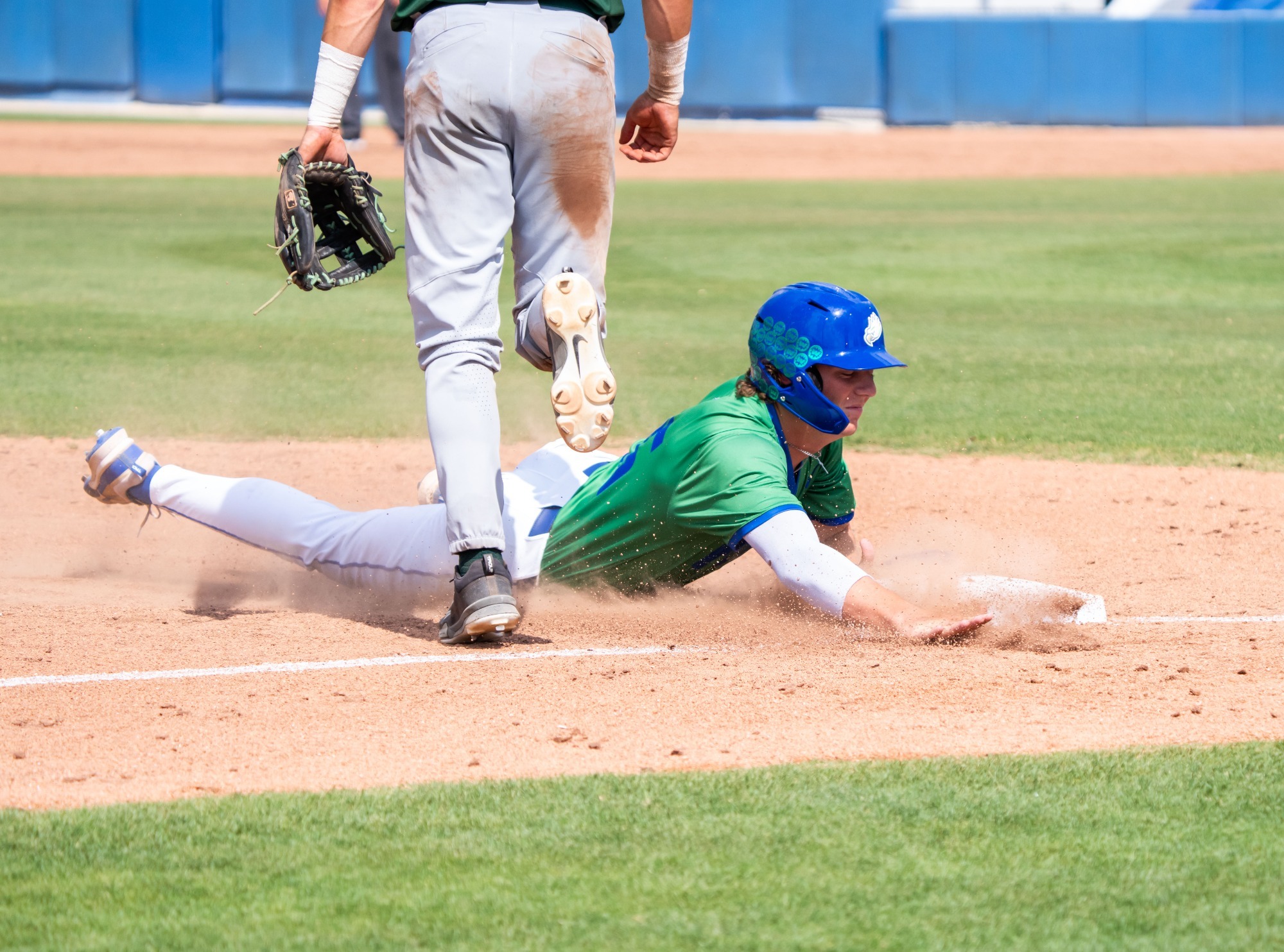 Evan Dempsey sliding