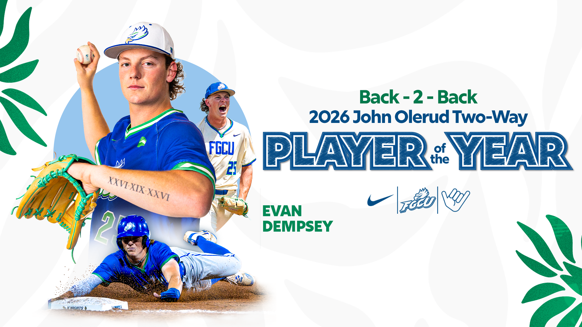 Evan Dempsey - 2026 John Olerud Two-Way Player of the Year