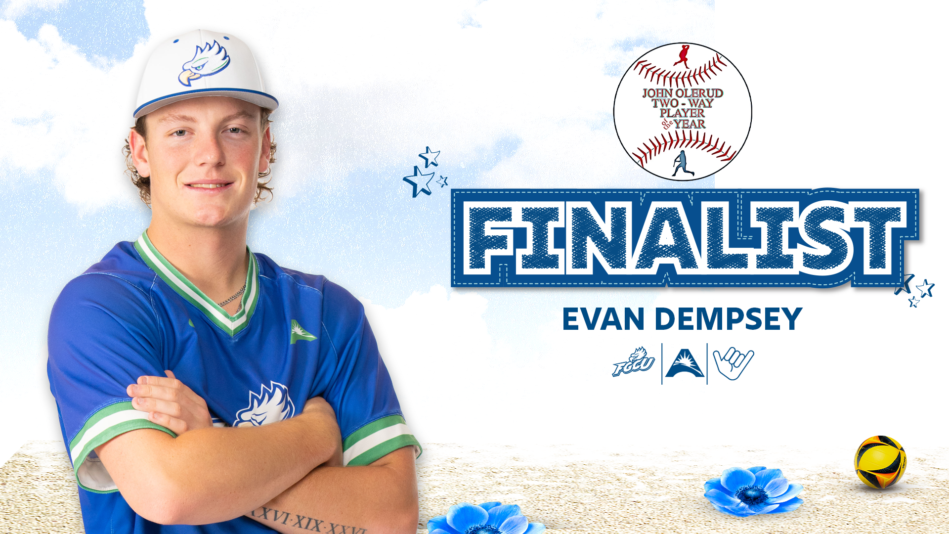 Evan Dempsey - Finalist - John Olerud Two-Way Player of the Year Award