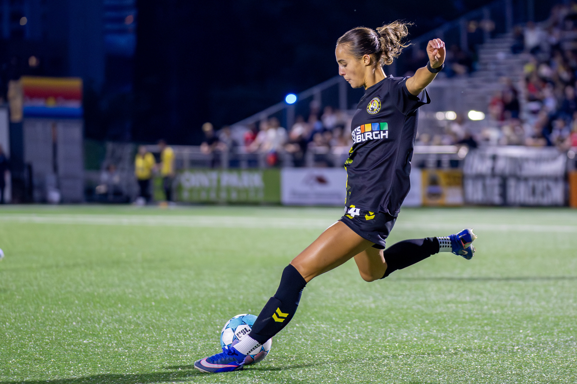 Kate Friday plays for the Riveters (Pittsburgh) club team