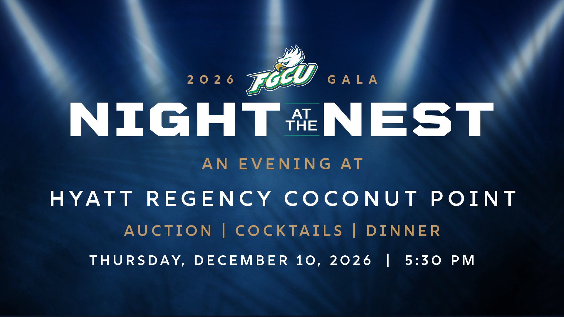 2026 Night at The Nest Save the Date website