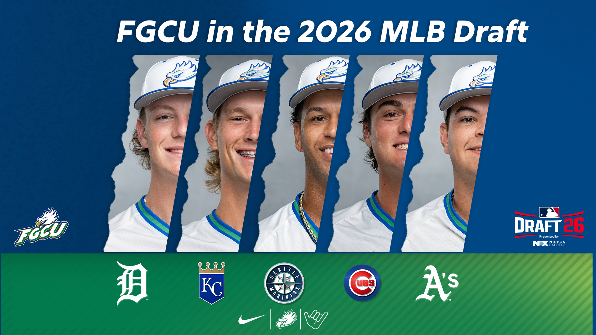 FGCU in the 2026 MLB Draft