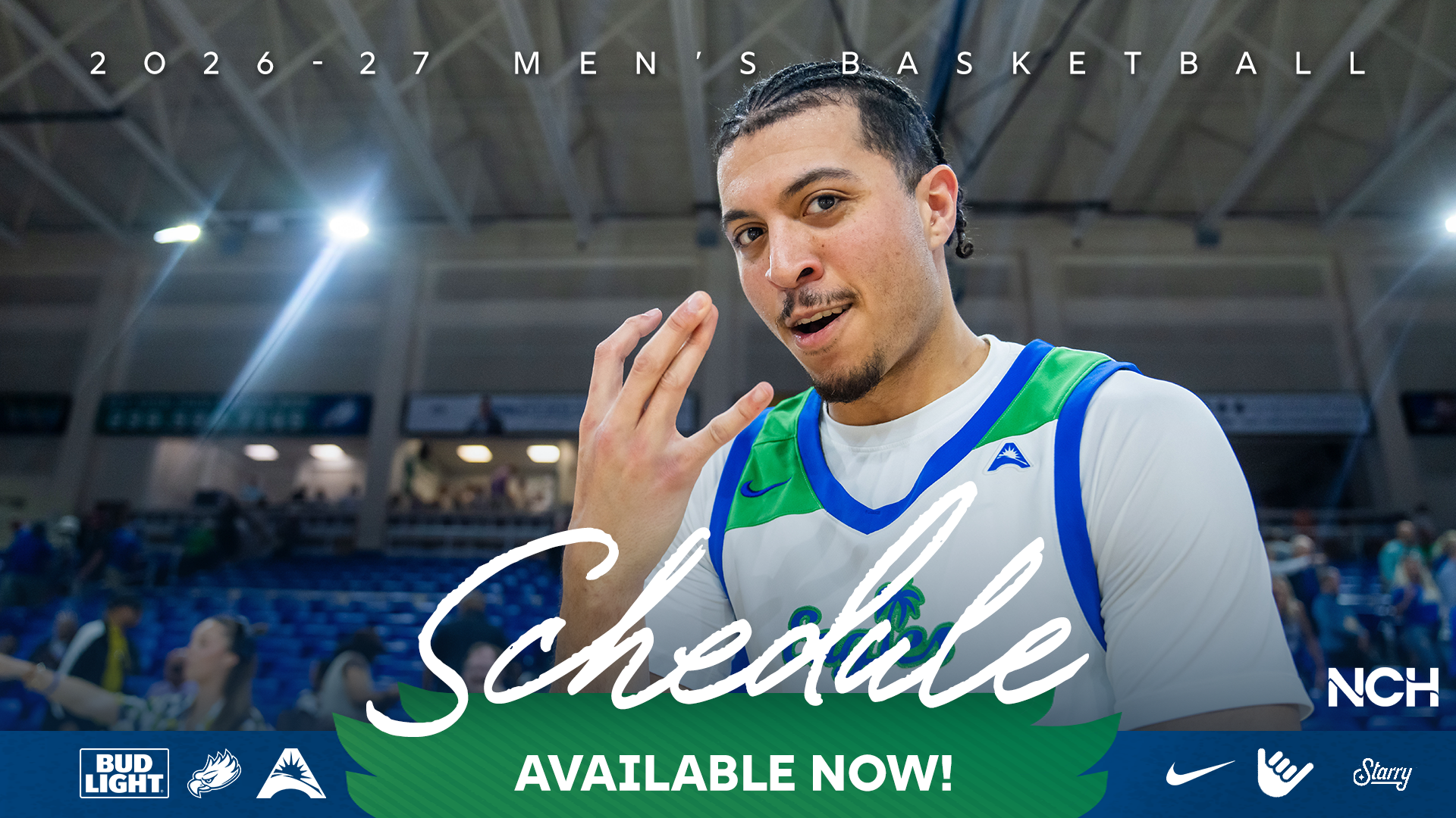 Men's Basketball 2026-27 ASUN Schedule Release Graphic