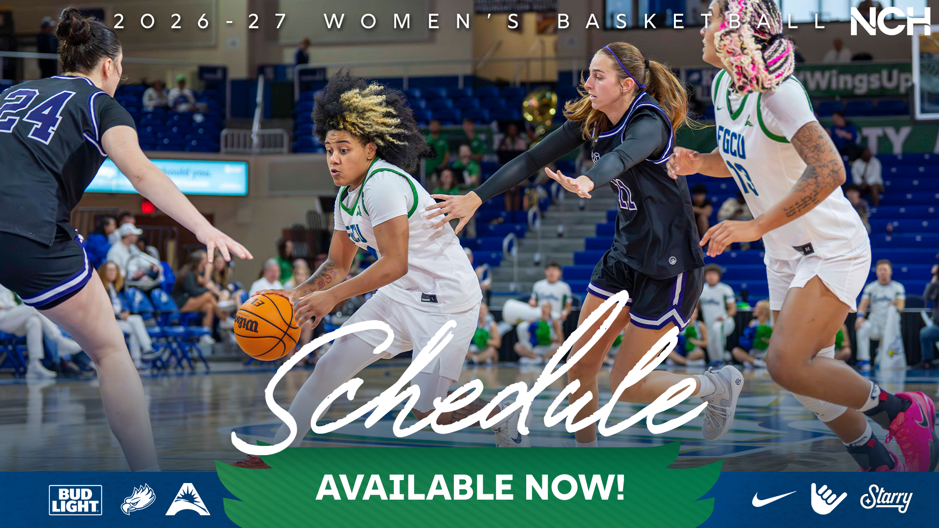 Women's Basketball 2026-27 ASUN Schedule Release Graphic