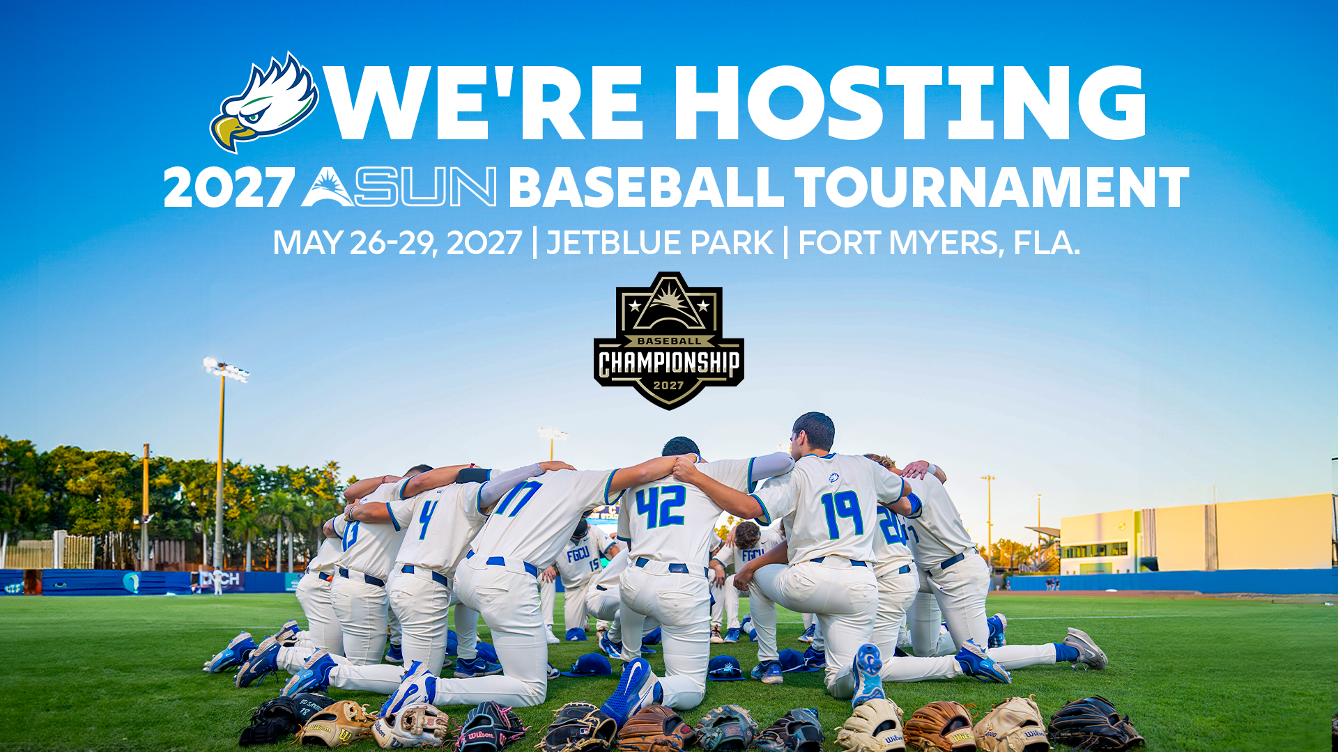 We're Hosting - 2027 ASUN Baseball - Website