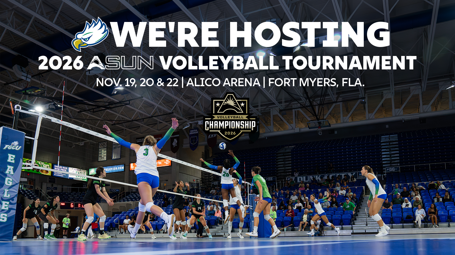 We're Hosting - 2026 ASUN Volleyball Tournament