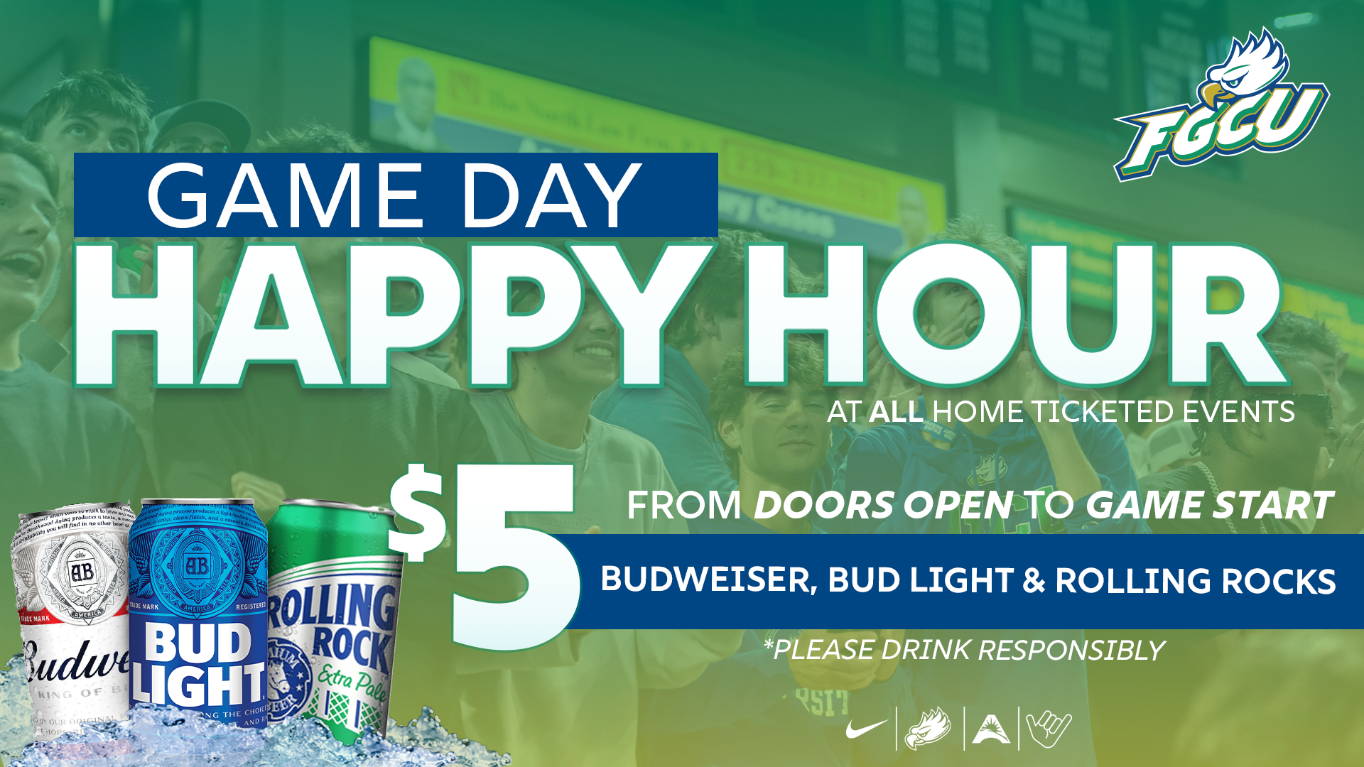 Happy Hour - 2026-27 story graphic and advertisement