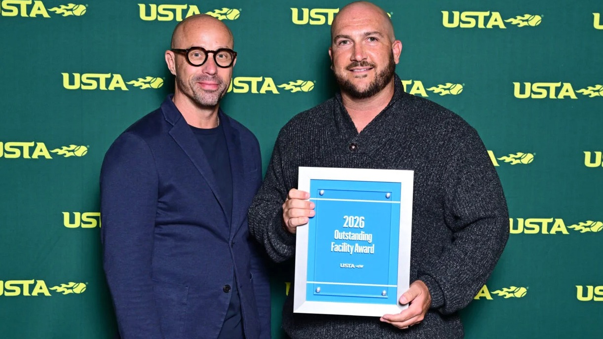 FGCU head coach Josh Molino at the USTA Awards Reception